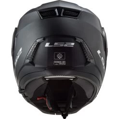LS2 Horizon Helmet Solid -HJC Store ls2 horizon helmet solid matte black back 35271.1633132440