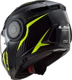 LS2 Horizon Skid Helmet -HJC Store ls2 horizon skid helmet hi viz yellow back left 37989.1633131209