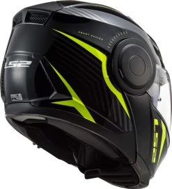 LS2 Horizon Skid Helmet -HJC Store ls2 horizon skid helmet hi viz yellow back right 62769.1633131209