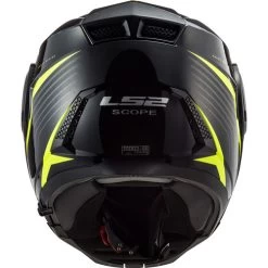 LS2 Horizon Skid Helmet -HJC Store ls2 horizon skid helmet hi viz yellow back 72561.1633131209