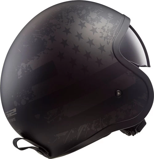 LS2 Spitfire Black Flag Helmet 5 LS2 Spitfire Black Flag Helmet - Image 5