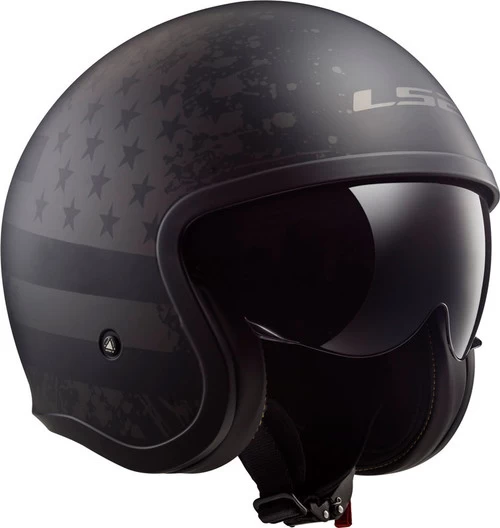 LS2 Spitfire Black Flag Helmet 2 LS2 Spitfire Black Flag Helmet - Image 2