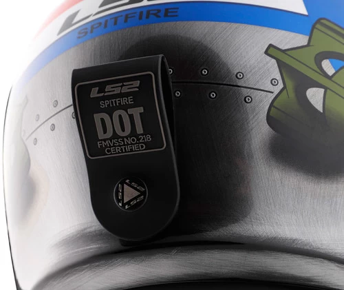 LS2 Spitfire Bomb Rider Helmet 3 LS2 Spitfire Bomb Rider Helmet - Image 3