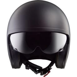 LS2 Spitfire Helmet Solid -HJC Store ls2 spitfire helmet solid matte black front 17532.1617197847