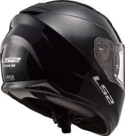 LS2 Stream Helmet Solid -HJC Store ls2 stream helmet solid gloss black back right 34462.1616893131