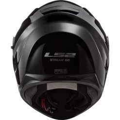 LS2 Stream Helmet Solid -HJC Store ls2 stream helmet solid gloss black back 84853.1616893134