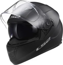 LS2 Stream Helmet Solid -HJC Store ls2 stream helmet solid matte black shield up 64733.1616893181