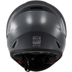 LS2 Street Fighter Helmet Solid 24 LS2 Street Fighter Helmet Solid -HJC Store ls2 street fighter helmet solid battleship gray back 41580.1617070325