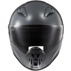 LS2 Street Fighter Helmet Solid 22 LS2 Street Fighter Helmet Solid -HJC Store ls2 street fighter helmet solid battleship gray front 35890.1617070310