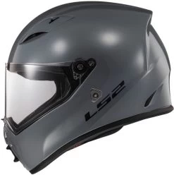 LS2 Street Fighter Helmet Solid 23 LS2 Street Fighter Helmet Solid -HJC Store ls2 street fighter helmet solid battleship gray left 72320.1617070316