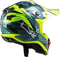 LS2 Subverter Evo Astro Helmet -HJC Store ls2 subverter evo astro helmet cobalt hi vis yellow back 93243.1633132249