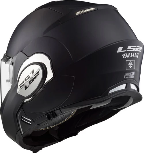 LS2 Valiant Helmet Matte Black 7 LS2 Valiant Helmet Matte Black - Image 7