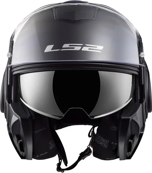LS2 Valiant Helmet Matte Black 6 LS2 Valiant Helmet Matte Black - Image 6