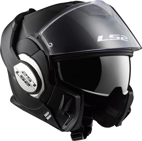 LS2 Valiant Helmet Matte Black 5 LS2 Valiant Helmet Matte Black - Image 5