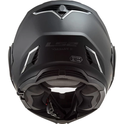 LS2 Valiant II Blackout Helmet 8 LS2 Valiant II Blackout Helmet - Image 8