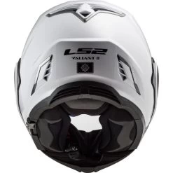 LS2 Valiant II Helmet Gloss White 15 LS2 Valiant II Helmet Gloss White -HJC Store ls2 valiant ii helmet solid white back 08943.1633131648