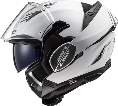 LS2 Valiant II Helmet Gloss White 5 LS2 Valiant II Helmet Gloss White - Image 5