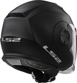 LS2 Verso Helmet Solid 17 LS2 Verso Helmet Solid -HJC Store ls2 verso helmet solid matte black back right 16114.1617196526