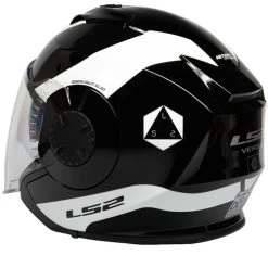 LS2 Verso Rave Helmet -HJC Store ls2 verso rave helmet glow in the dark back left 64006.1617194916