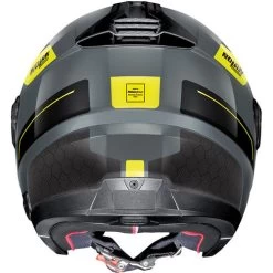 Nolan N40-5 Pivot Helmet 7 Nolan N40-5 Pivot Helmet -HJC Store nolan n40 5 pivot helmet yellow grey black back 66438.1684194790