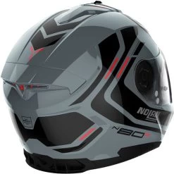 Nolan N80-8 Ally Helmet -HJC Store nolan n80 8 ally helmet gloss grey back right 98512.1684051360