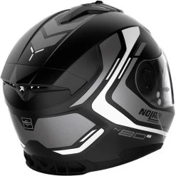 Nolan N80-8 Ally Helmet -HJC Store nolan n80 8 ally helmet matte black grey back right 86107.1684051402