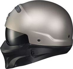 Scorpion Covert Evo Helmet Titanium -HJC Store scorpion covert evo helmet titanium left 87702.1579095364