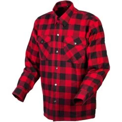 Scorpion Covert Moto Flannel Shirt 21 Scorpion Covert Moto Flannel Shirt -HJC Store scorpion covert flannel shirt red black side 63250.1573609892