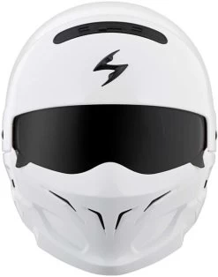 Scorpion Covert Helmet Solids -HJC Store scorpion covert helmet white front 96778.1518684666