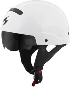 Scorpion Covert Helmet Solids -HJC Store scorpion covert helmet white left visor 99099.1518684684