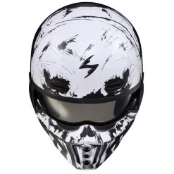 Scorpion Covert X Marauder Helmet -HJC Store scorpion covert x marauder helmet matte black front top 87860.1640124000