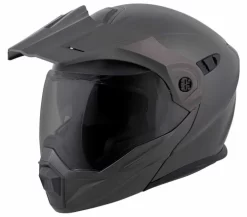 Scorpion EXO-AT950 Solid Helmet -HJC Store scorpion exo at950 helmet matte anthracite front left peak 91298.1641670669
