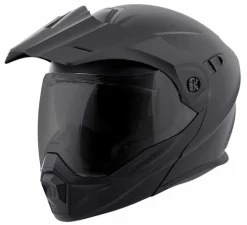 Scorpion EXO-AT950 Solid Helmet -HJC Store scorpion exo at950 helmet matte black front left 04725.1641670657