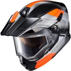 Scorpion EXO-AT950 Zec Snow Helmet - Dual Shield -HJC Store scorpion exo at950 zec dual shield helmet orange top 85241.1698282994