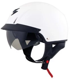 Scorpion EXO-C110 Solid Helmet -HJC Store scorpion exo c110 helmet white helmet front left 36816.1525866810