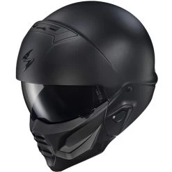 Scorpion EXO Covert 2 Helmet -HJC Store scorpion exo covert 2 helmet matte black front left 81503.1699014868