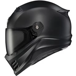 Scorpion EXO Covert FX Helmet -HJC Store scorpion exo covert fx helmet matte black dark smoke shield left 65545.1678927918