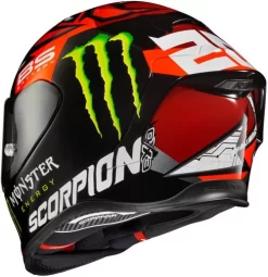 Scorpion EXO-R1 Air Fabio Quartararo Monster Replica Helmet 12 Scorpion EXO-R1 Air Fabio Quartararo Monster Replica Helmet -HJC Store scorpion exo r1 air fabio quartararo monters replica helmet black back left 87154.1639551001