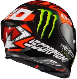 Scorpion EXO-R1 Air Fabio Quartararo Monster Replica Helmet 13 Scorpion EXO-R1 Air Fabio Quartararo Monster Replica Helmet -HJC Store scorpion exo r1 air fabio quartararo monters replica helmet black back right 74463.1639466384