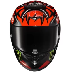 Scorpion EXO-R1 Air Fabio Quartararo Monster Replica Helmet 11 Scorpion EXO-R1 Air Fabio Quartararo Monster Replica Helmet -HJC Store scorpion exo r1 air fabio quartararo monters replica helmet black front 08946.1639466350