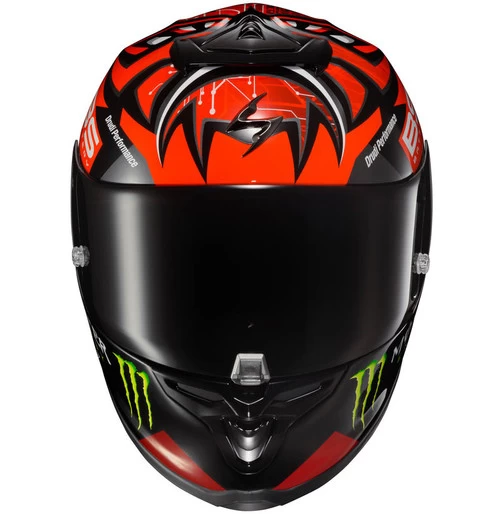 Scorpion EXO-R1 Air Fabio Quartararo Monster Replica Helmet 3 Scorpion EXO-R1 Air Fabio Quartararo Monster Replica Helmet - Image 3