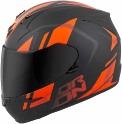Scorpion EXO-R320 Endeavor Helmet -HJC Store scorpion exo r320 endeavor helmet black orange left 40423.1518530122