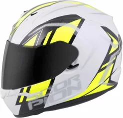 Scorpion EXO-R320 Endeavor Helmet -HJC Store scorpion exo r320 endeavor helmet white neon hi viz left 95375.1518530122