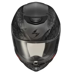 Scorpion EXO-R420 Grunge Helmet -HJC Store scorpion exo r420 grunge matte phantom top front 97242.1663843124