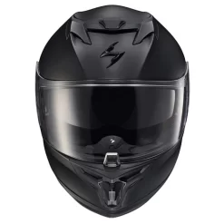 Scorpion EXO-T520 With EXO-Com Kit Helmet Solid -HJC Store scorpion exo t520 exo com helmet matte black front 41213.1640186674