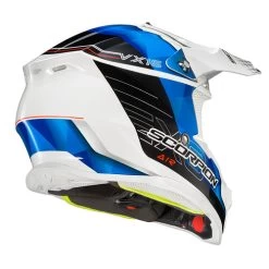 Scorpion VX-16 Prism Helmet -HJC Store scorpion exo vx16 prism blue white rear right 75175.1663878815