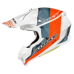 Scorpion VX-16 Prism Helmet -HJC Store scorpion exo vx16 prism orange white profile left 92277.1663878831