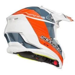 Scorpion VX-16 Prism Helmet -HJC Store scorpion exo vx16 prism orange white rear right 33226.1663878838