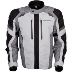 Scorpion Optima Jacket -HJC Store scorpion optima jacket grey front 85133.1596608744