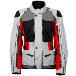 Scorpion Yosemite Jacket -HJC Store scorpion yosemite jacket grey red front 91086.1573529245